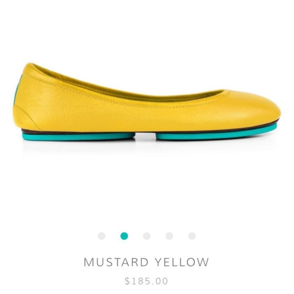 Tieks Mustard Size 6